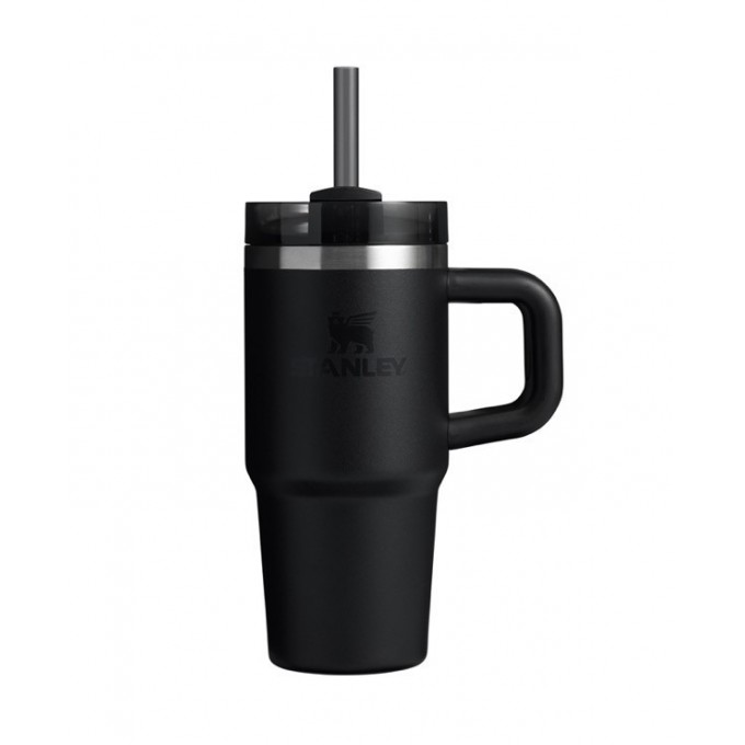 Термокружка STANLEY QUENCHER H2.0 0,59L () с трубочкой, черная 10-13991-001